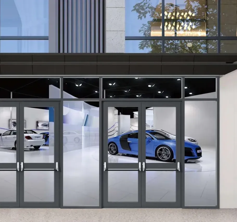 108 Floor-Spring Double Door