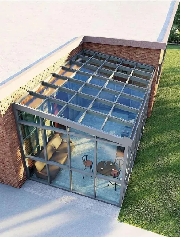 Pitched-Roof Sunroom
