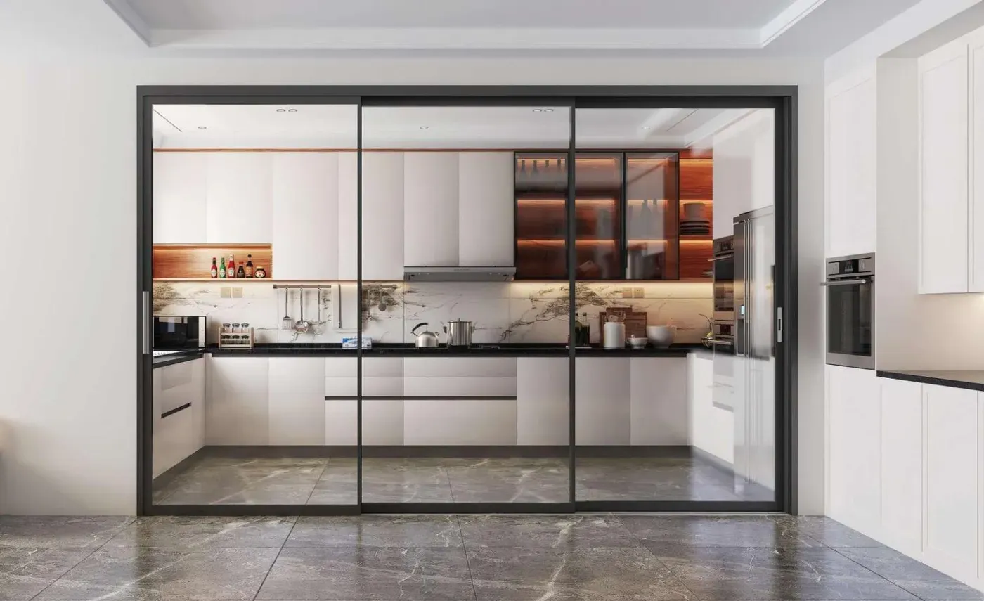 18 mm Ultra-Slim Three-Track Sliding Door